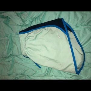 Sea green Nike Running Shorts